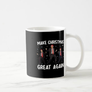 Taza De Café Santa Trump Baile Haz Navidad Grande Otra Vez Xmas