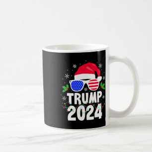 Taza De Café Santa Ue 2024 De Trump Hace A Los Navidades Grande