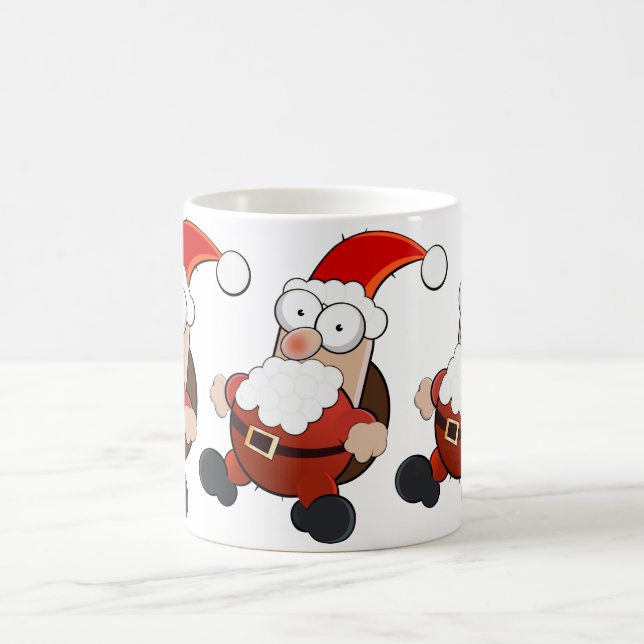 Taza De Café Santa White Coffee Mug (Centro)