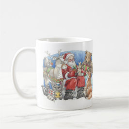 Taza De Café Santa y amigos Coffee Mug