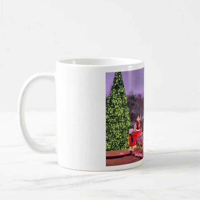 Taza De Café Santa y el Polar Express (Izquierda)