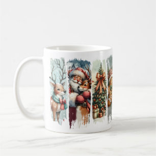 Taza De Café Santa y Navidades de renos la y las galletas