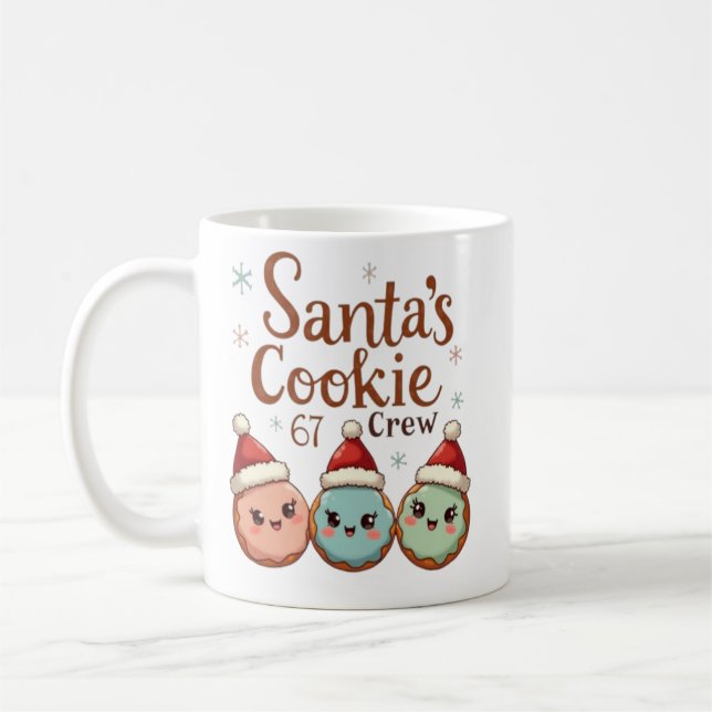 Taza De Café Santa's Cookie 67 Crew (Izquierda)