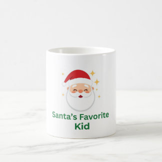 Taza De Café santas favorite kid mug kids christmas mug cute sa