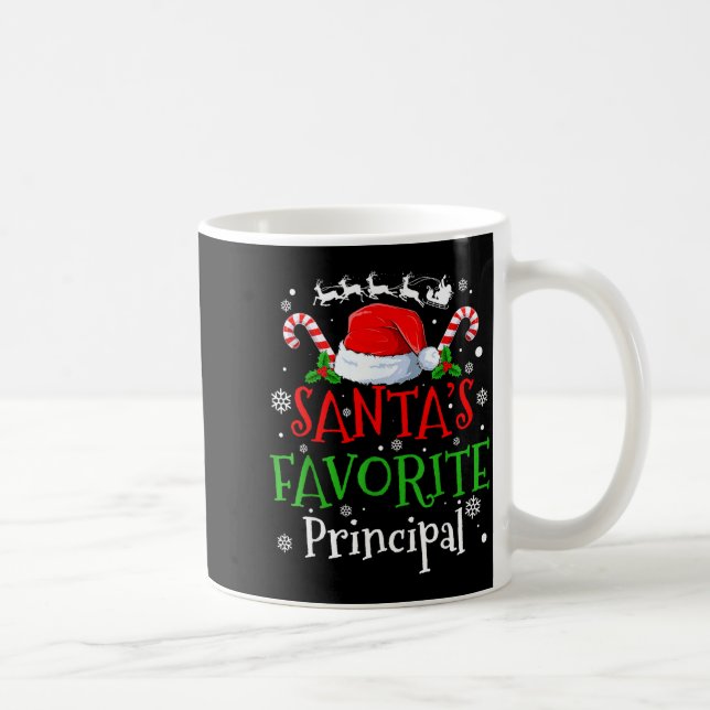 Taza De Café Santa's Favorite Principal Christmas Party  (Derecha)