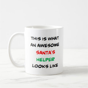 Taza De Café santa's helper, impresionante