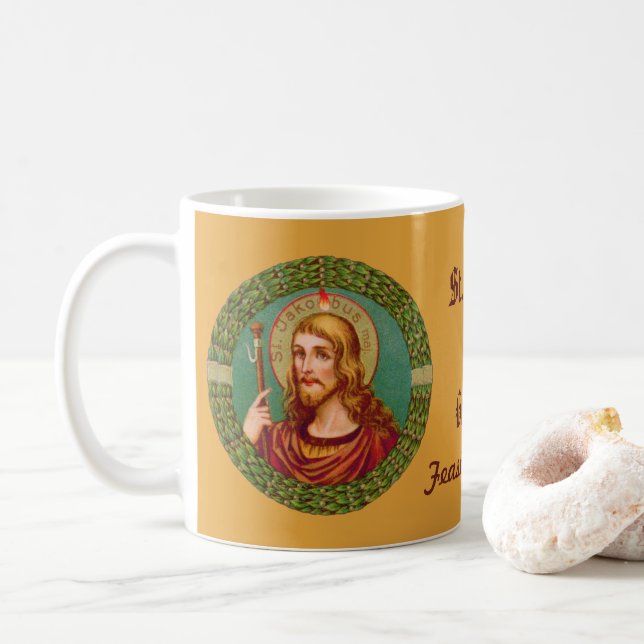 Taza De Café Santiago el Grande (JMAS 04) (Con donut)