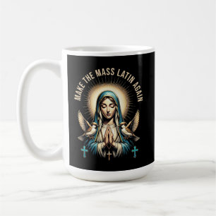 Taza De Café Santísima Virgen María Masa Latina