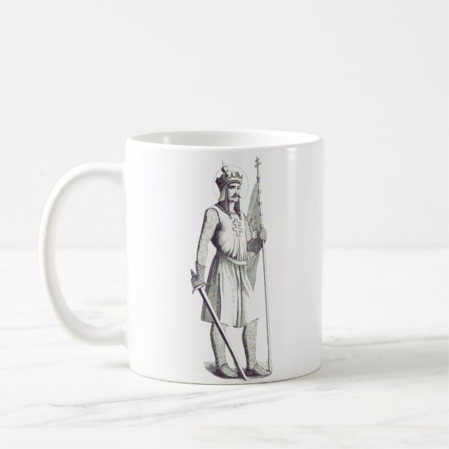 Taza De Café Santo Rey Esteban Rey de Hungría (Izquierda)