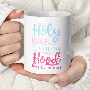 Taza De Café Santo Suficiente Para Rezarte Por Ti, Callejero Su