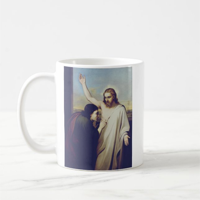 Taza De Café Santo Tomás dudando de Silvestro Lega (Izquierda)