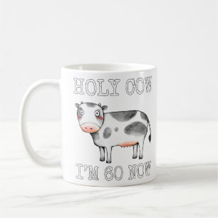 Taza De Café Santo Vaca Tengo 60 años y ahora es gracioso 60 añ
