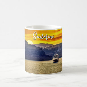 Taza De Café Santorini