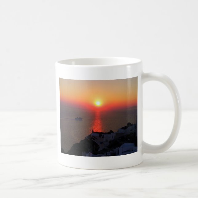 Taza De Café santorini (Derecha)
