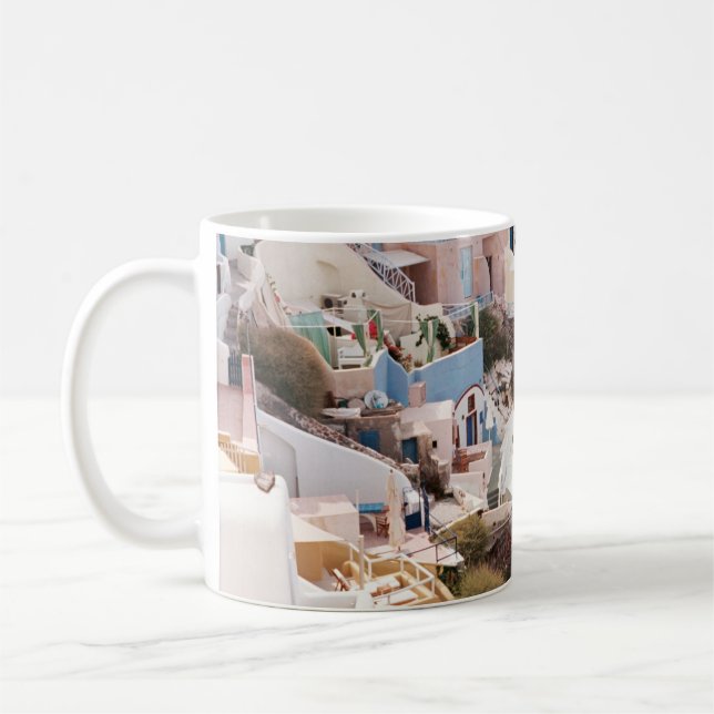 TAZA DE CAFÉ SANTORINI GRECIA (Izquierda)