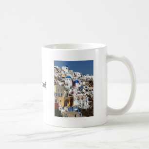 Taza De Café Santorini, Grecia