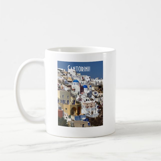 Taza De Café Santorini, Grecia (Izquierda)