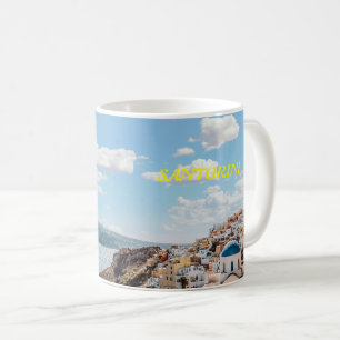 Taza De Café Santorini, Grecia Beach House
