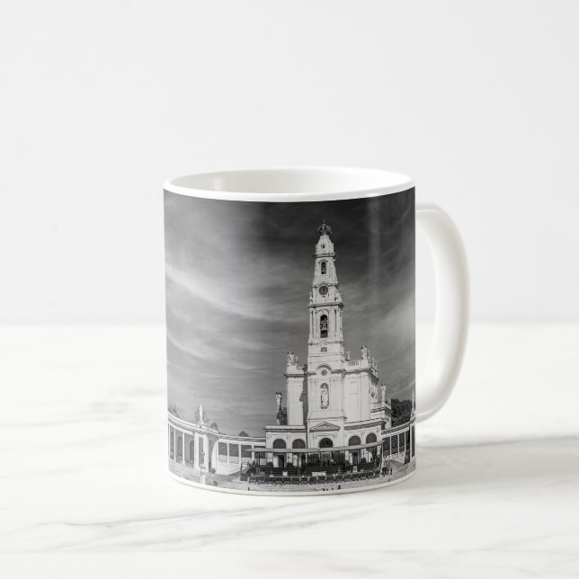 Taza De Café Santuario católico de Nuestra Señora de Fátima, Po (Anverso derecho)
