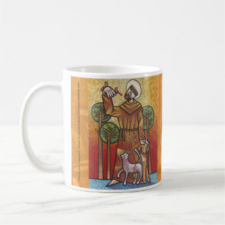 Taza De Café São Francisco de Assis - Contemporary Cubist Relig
