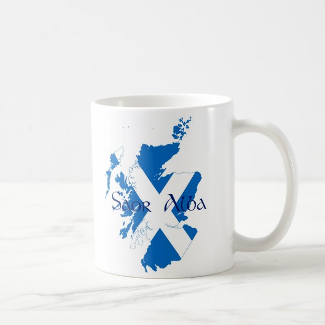 Taza De Café Saor Alba - Escocia libre (Derecha)
