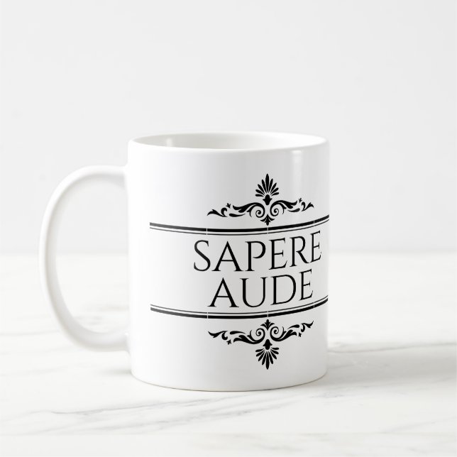 Taza De Café Sapere Aude (Izquierda)