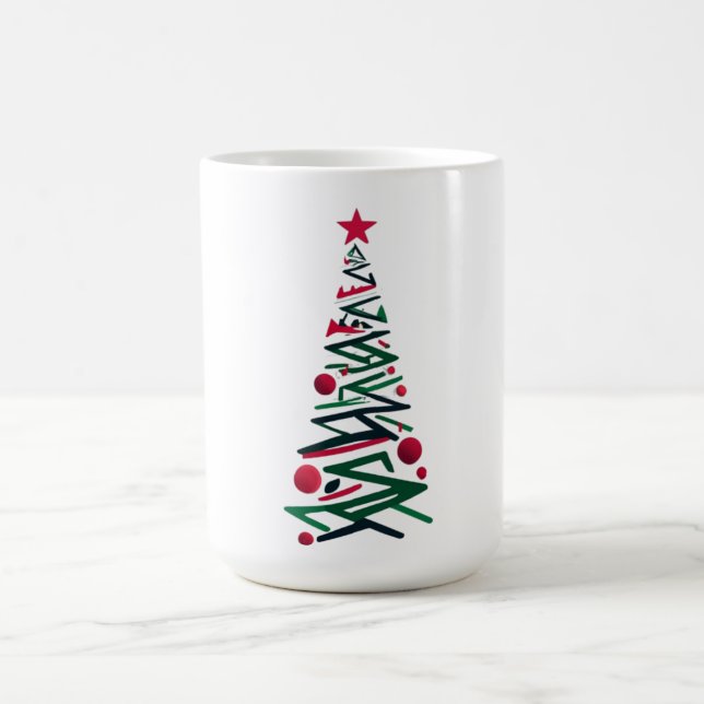 Taza De Café Sapin de Noël , (Centro)