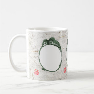 Taza De Café Sapo Rana Japonés Gruñón Siglo XIX