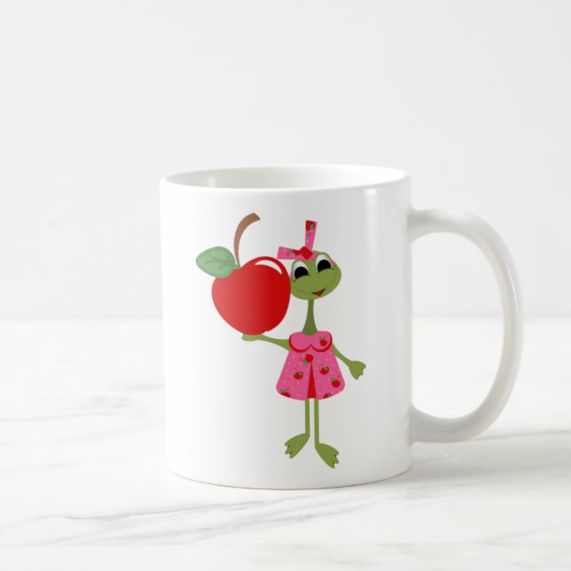 Taza De Café Sapo Taza-Lindo personalizado del café del (Derecha)