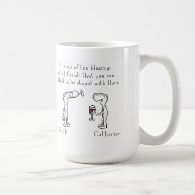 Taza De Café Sarah y Catherine (Derecha)