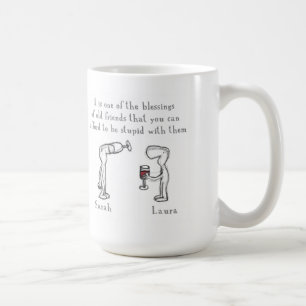 Taza De Café Sarah y Laura