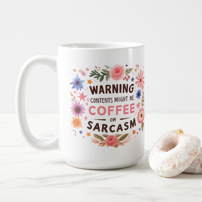 Taza De Café Sarcasmo (Con donut)