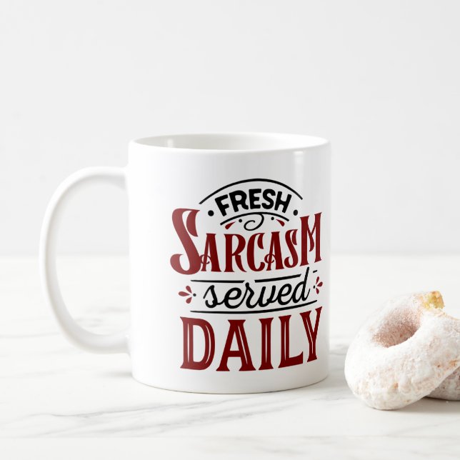 Taza De Café Sarcasmo (Con donut)