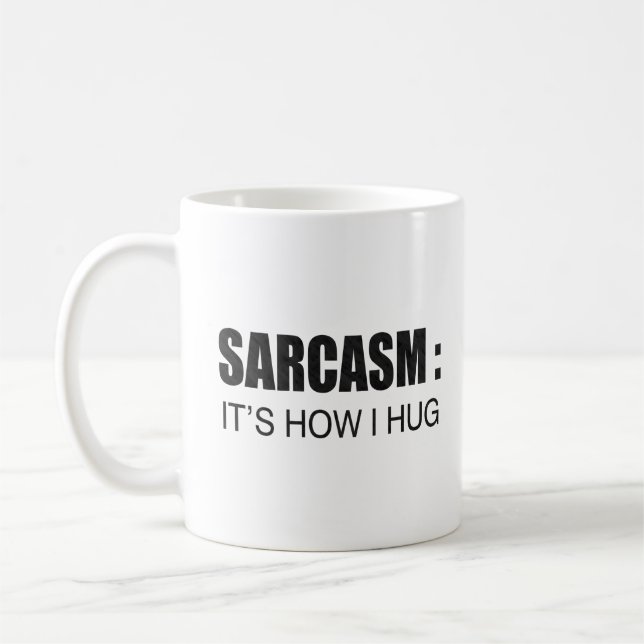 Taza De Café Sarcasmo: Así es como abro el eslogan divertido (Izquierda)