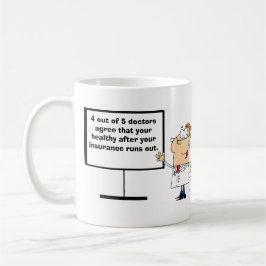 Taza De Café Sarcasmo del seguro médico