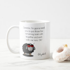 Taza De Café Sarcasmo Personalizado Gracioso Células Cerebrales