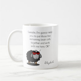 Taza De Café Sarcasmo Personalizado Gracioso Células Cerebrales