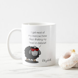 Taza De Café Sarcasmo personalizado gracioso humor para incrédu