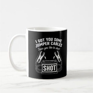 Taza De Café Sarcástico Te Consiguió Unos Cables De Arrastre Ya