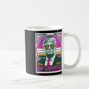 Taza De Café Sarcástico Trump El Aumento De Crypto Bitcoin King