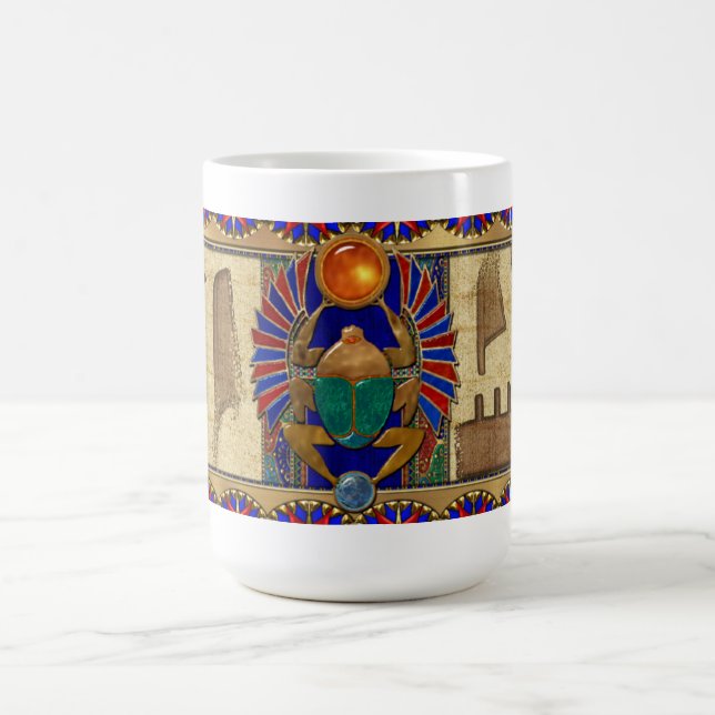 Taza De Café Sarcófago 3D Egipcio (Centro)