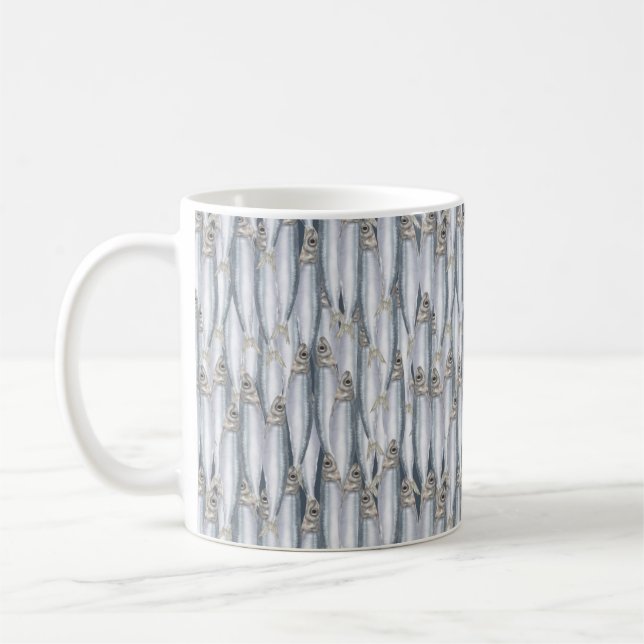 Taza De Café Sardinas empaquetadas - Café de la marina (Izquierda)