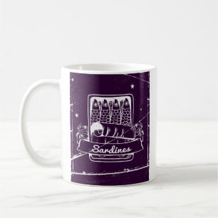 Taza De Café Sardinas en lata con problemas