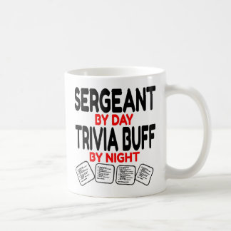 Taza De Café Sargento ama jugar Trivia
