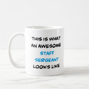 Taza De Café sargento del personal3, impresionante