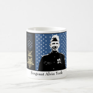 Taza De Café Sargento York y la medalla de honor