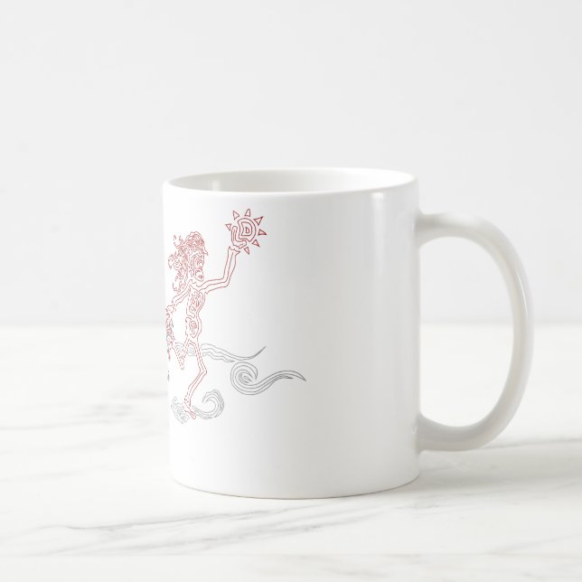 Taza De Café sartén de sol de mono (Derecha)