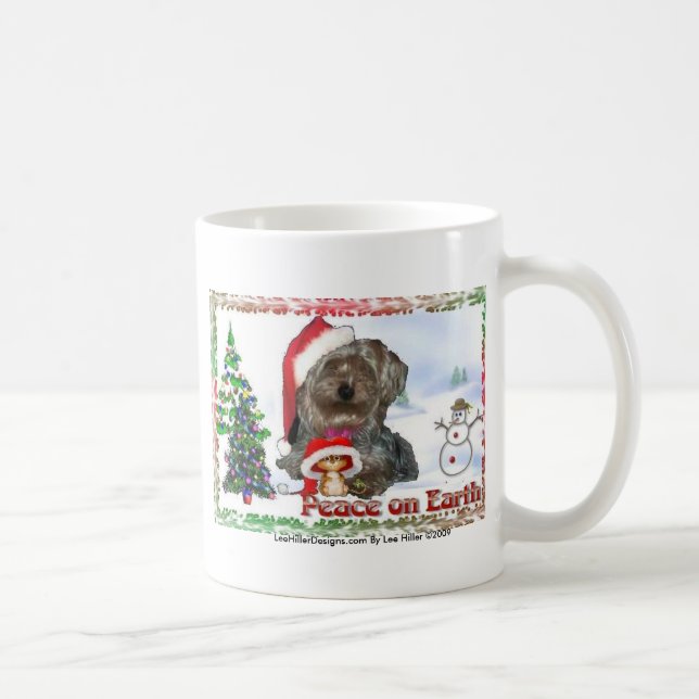 Taza De Café Sasha Sydney Silky Dog Mouse y regalos de vacacion (Derecha)
