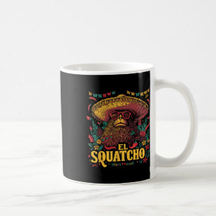 Taza De Café Sasquatch de pie de playa - Cinco De Mayo Sombrero