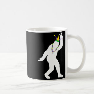 Taza De Café Sasquatch mascarada martes de carnaval creyente de